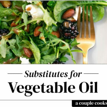 Substitute for vegetable oil