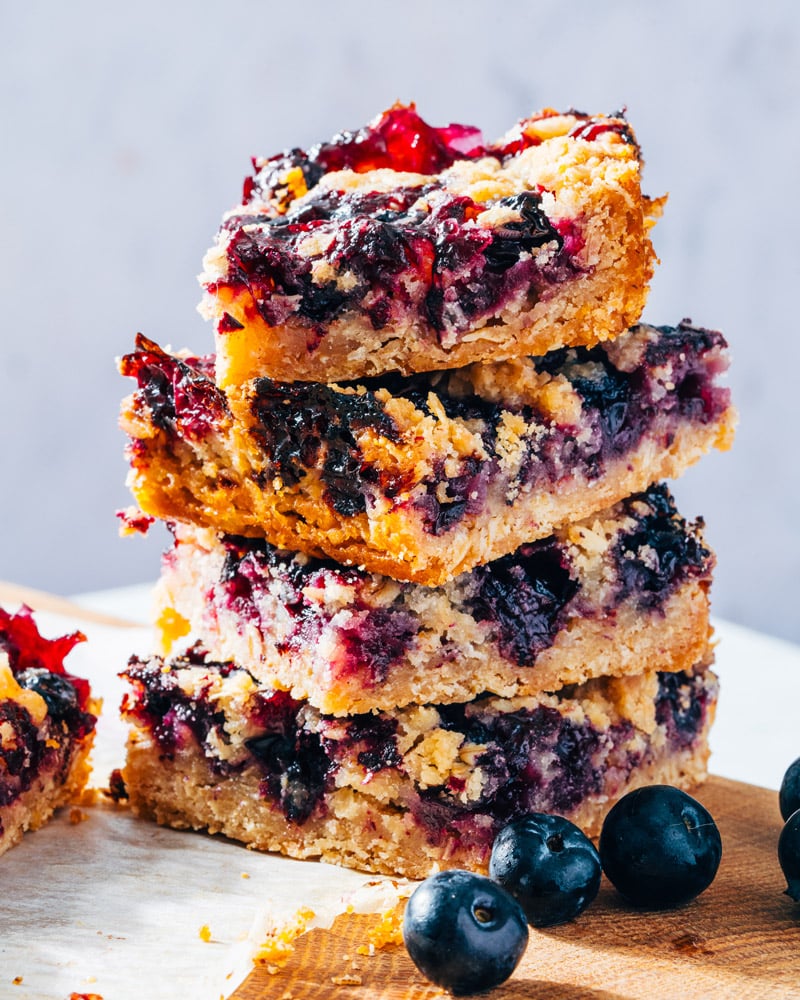 Blueberry pie bars