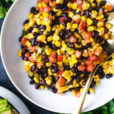 Black bean and corn salad