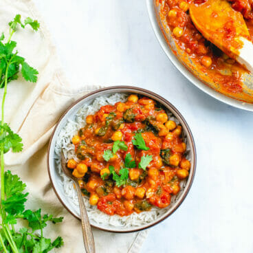 Quick chickpea curry recipe