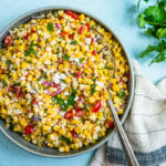 Grilled corn salad