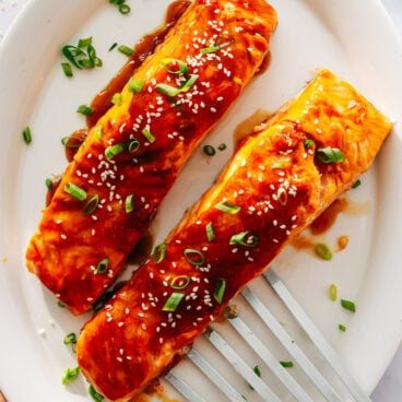 Honey garlic salmon