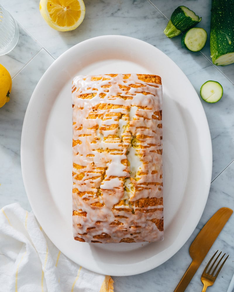 Lemon zucchini bread