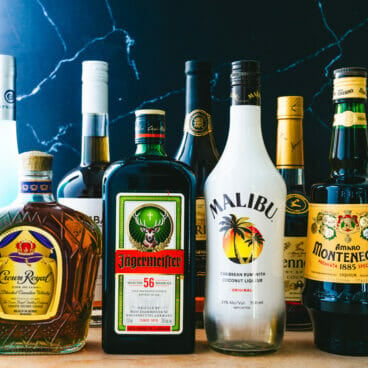 Types of alcohol and liquor names