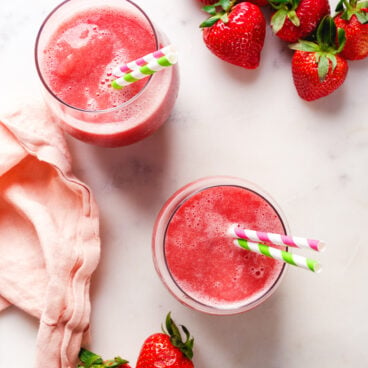 Strawberry slushie