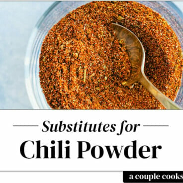 Chili powder substitute