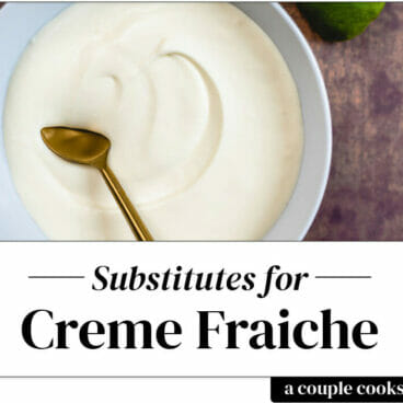 Substitute for creme fraiche