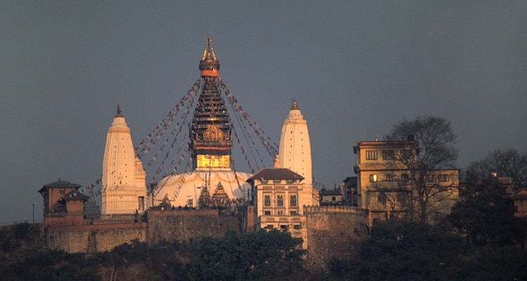 Swayambhu Stupa in Nepal - Buddhist wisdom