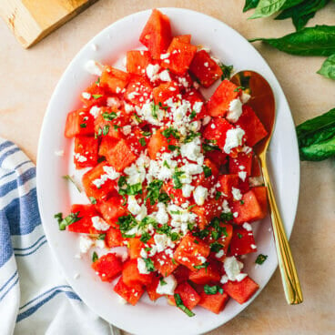 Watermelon feta salad