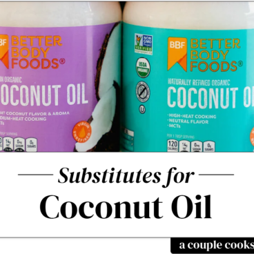 Substitute for coconut oil